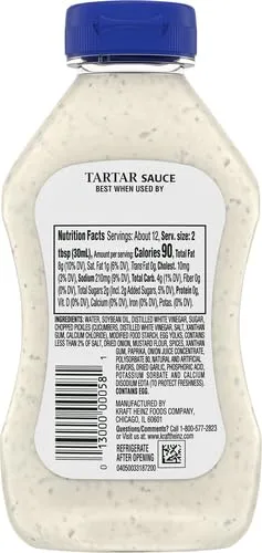 Heinz Sauce Tartar Squeeze, 12 oz