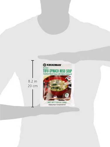 Kikkoman Instant Soup, Tofu Spinach Miso, 1.05 Ounce