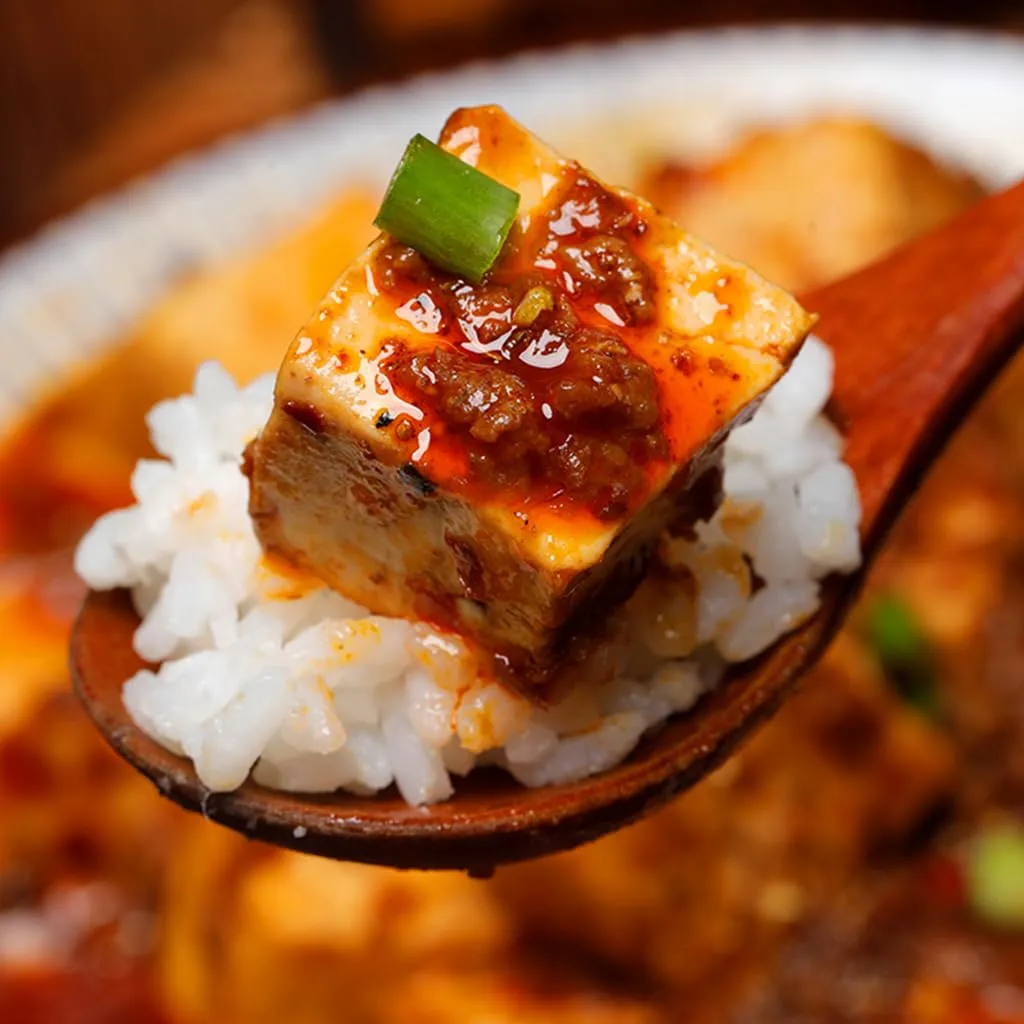 SXET Chinese Mapo Tofu Sauce, 4 Packs Sichuan Sauce, Spicy Tofu Seasoning, 60g/2.11oz per Pack (4)