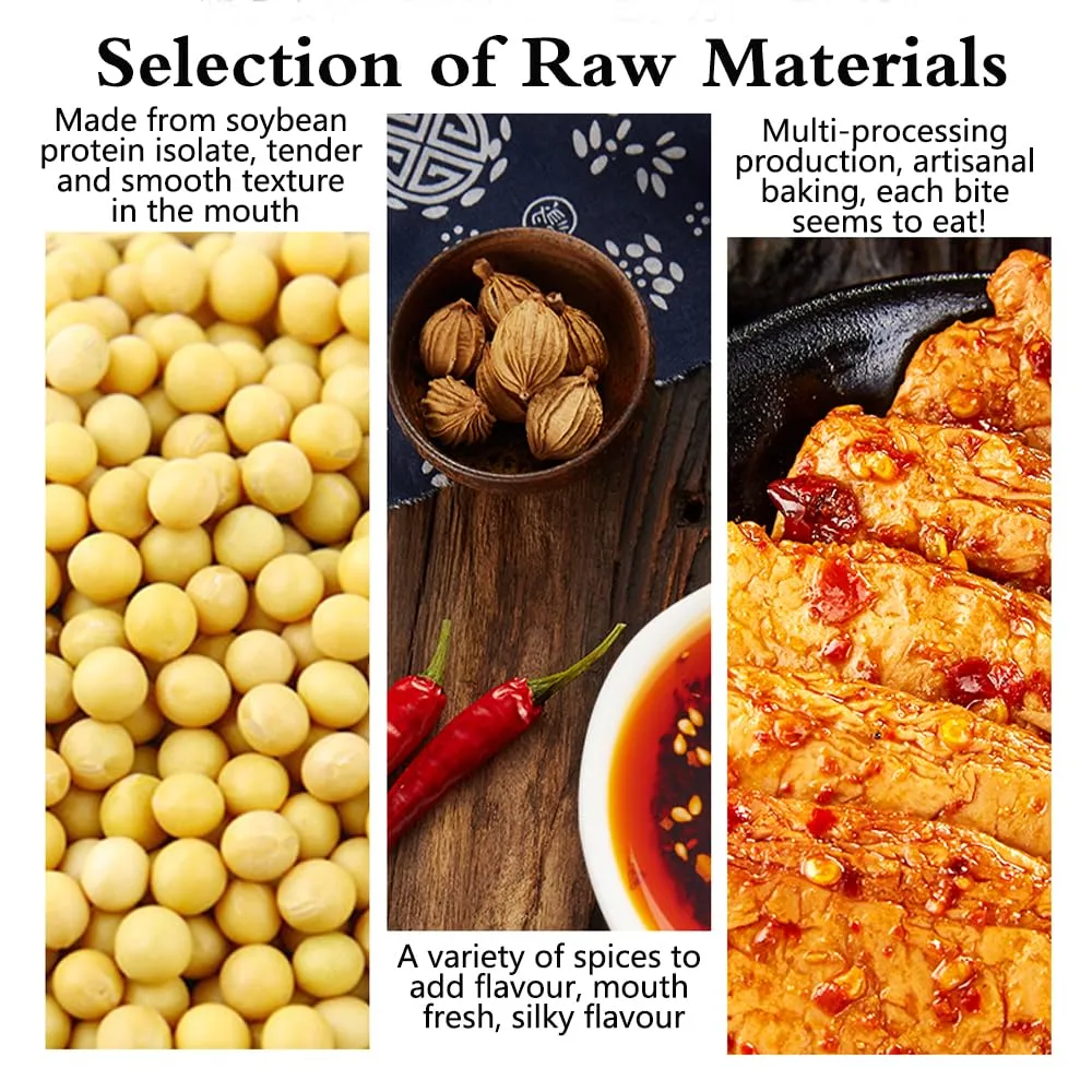 7.76oz Chinese Food Latiao,Delicious Vegetarian Chilli Fries with Latiao Spicy Strip,Chinese Snacks, Tofu Skin Chips Variety Pack,Savory and Satisfying Snacks…