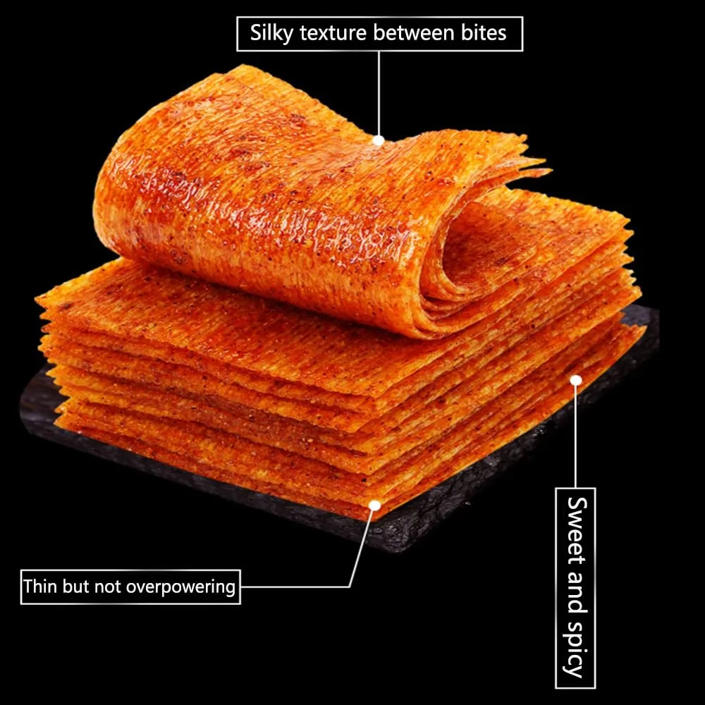 10 packs of spicy slices(6.35oz),Classic Chilli Chips Variety Pack，Fresh and Spicy Chinese Snacks with Latiao, Accompanying Snacks La Tiaolatiao Spicy Strip…