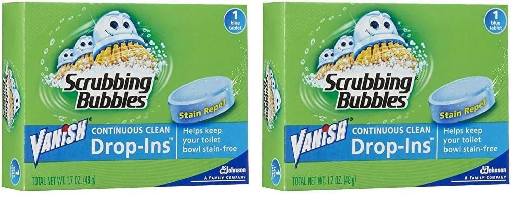 Scrubbing Bubbles Vanish Bowl Cleaner Drop In's, 1.7 oz (Pack of 2)