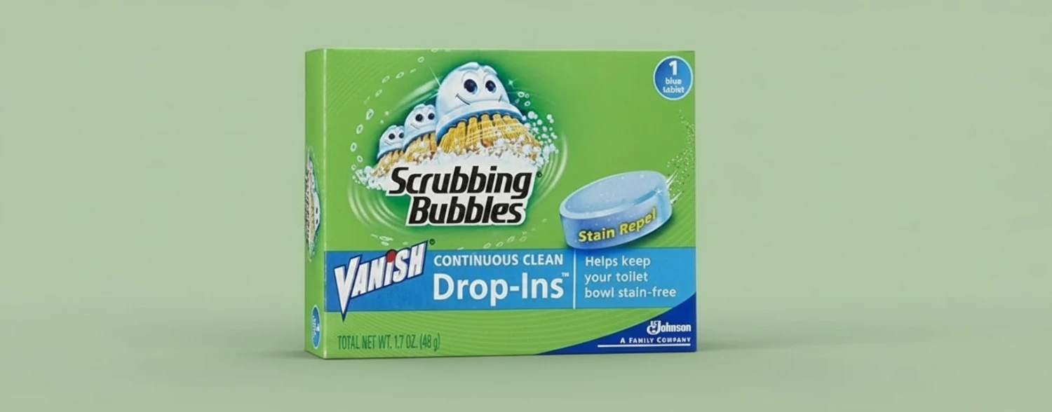 Scrubbing Bubbles Vanish Bowl Cleaner Drop In's, 1.7 oz (Pack of 2)