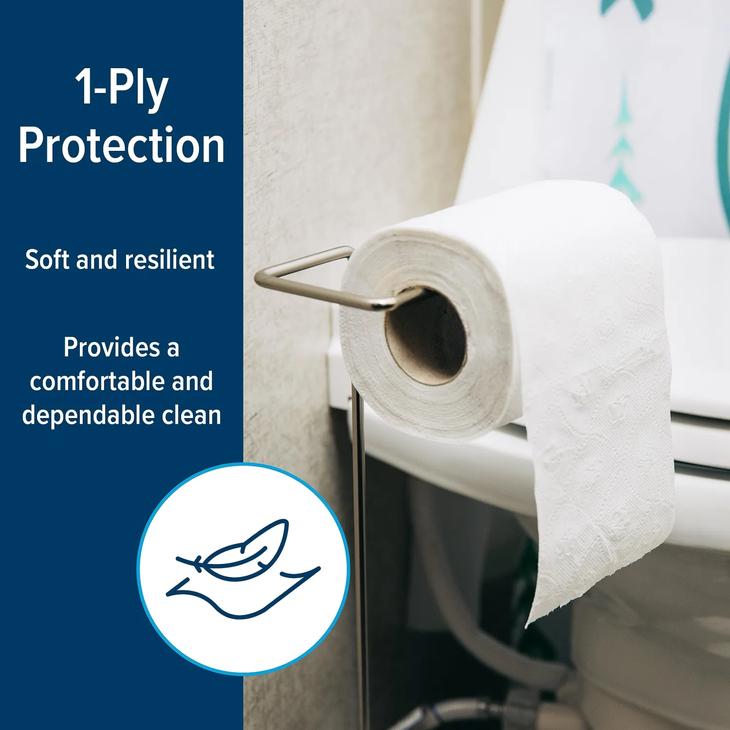 Camco 40276 Toilet Tissue, 1 Pack of 4 Rolls, White