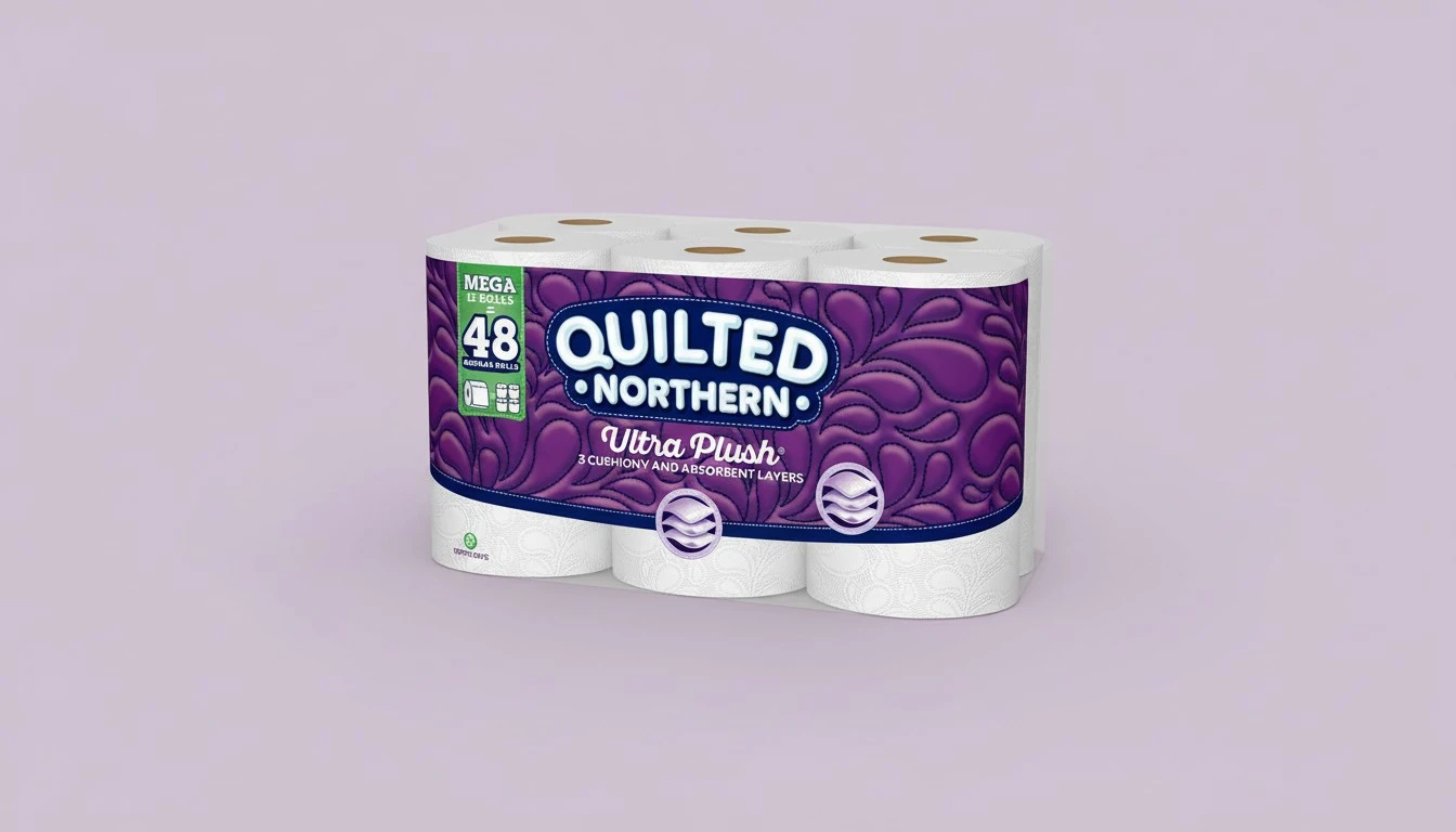 Quilted Northern Ultra Plush, Toilet Paper, 12 Mega Rolls