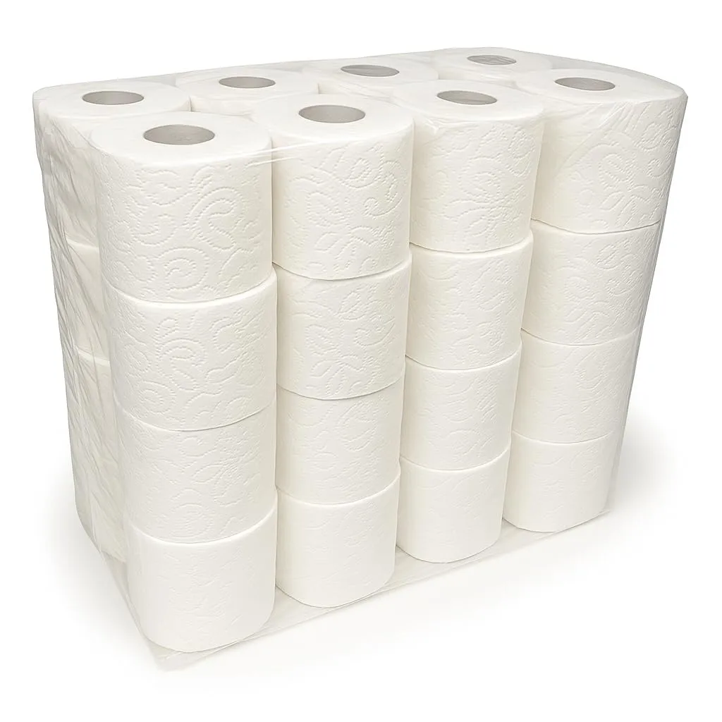 Ultra Soft Toilet Paper, 32 Rolls, 2-Ply Quilted Pattern, White, 128 Regular Roll Equivalent