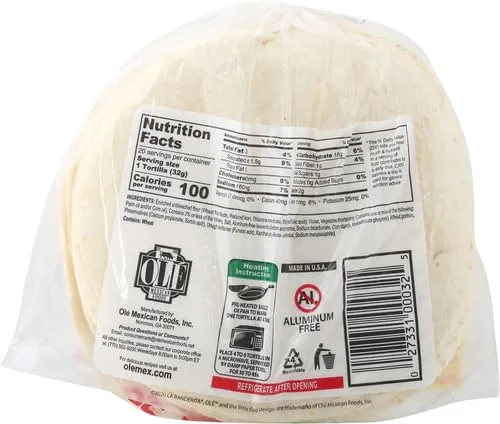 La Banderita Tortilla Flour Family, 22.50 oz