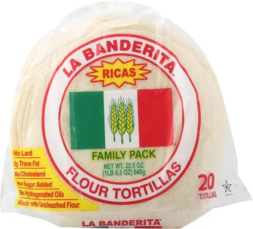 La Banderita Tortilla Flour Family, 22.50 oz