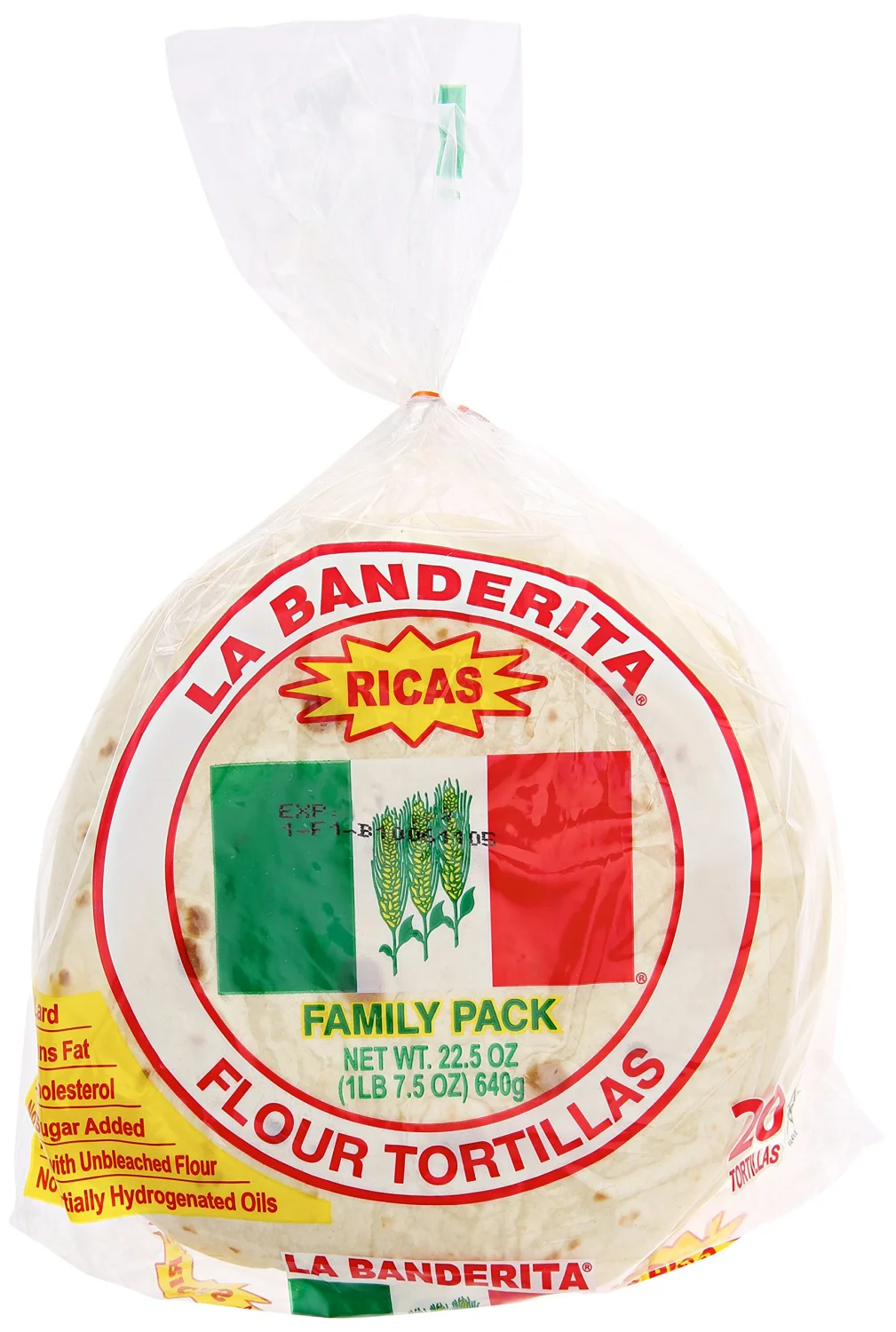 La Banderita Tortilla Flour Family, 22.50 oz