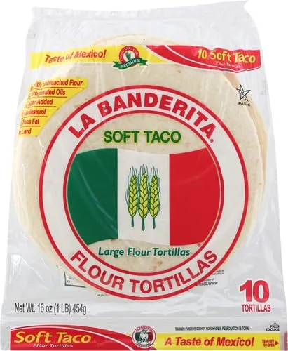 La Banderita Tortilla Soft Taco Flour, 16 oz