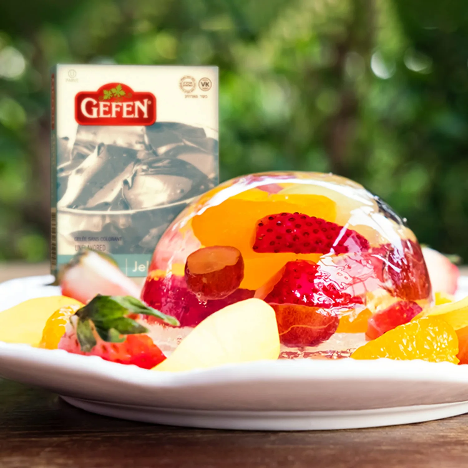 Gefen Clear Unflavored Jello, 3oz (1 Pack)