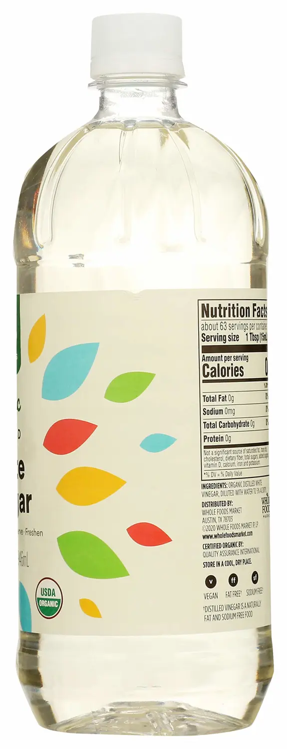 365 by Whole Foods Market, Organic White Distilled Vinegar, 32 Fl Oz (Pack of 3)