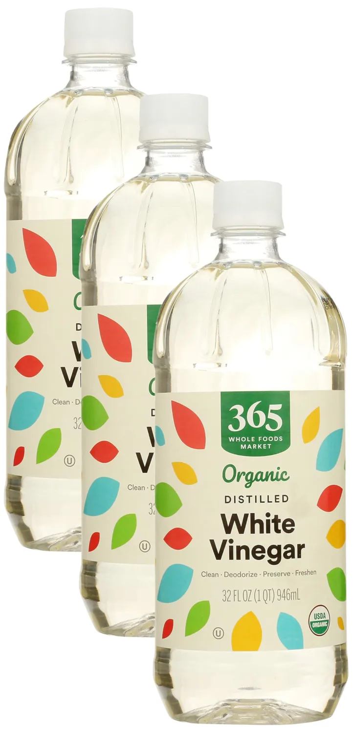 365 by Whole Foods Market, Organic White Distilled Vinegar, 32 Fl Oz (Pack of 3)