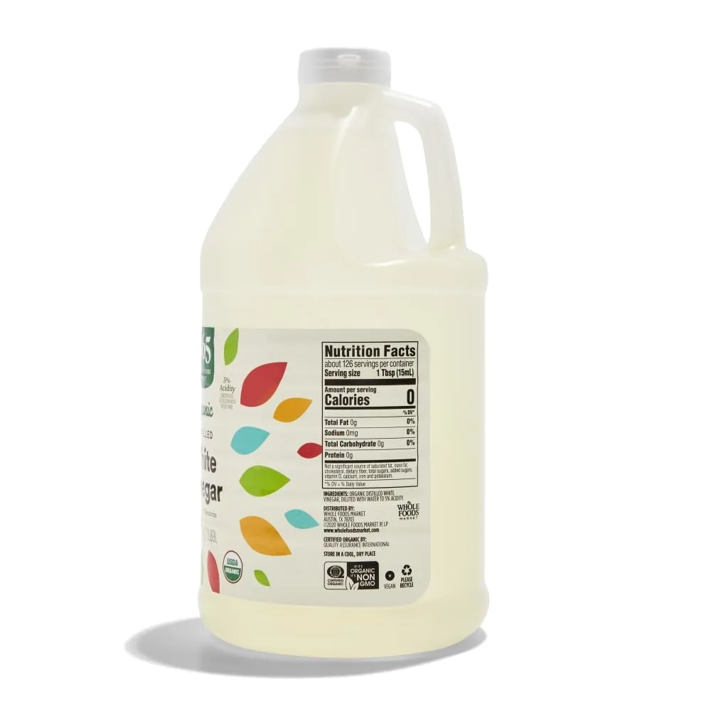 365 by Whole Foods Market, Organic White Distilled Vinegar, 64 Fl Oz