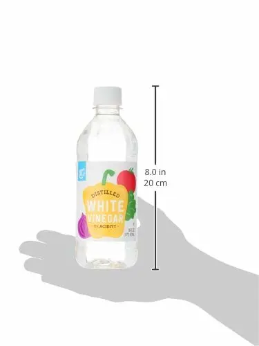 Amazon Brand - Happy Belly White Distilled Vinegar, Kosher, 1 pound (Pack of 4) (Packaging May Vary)
