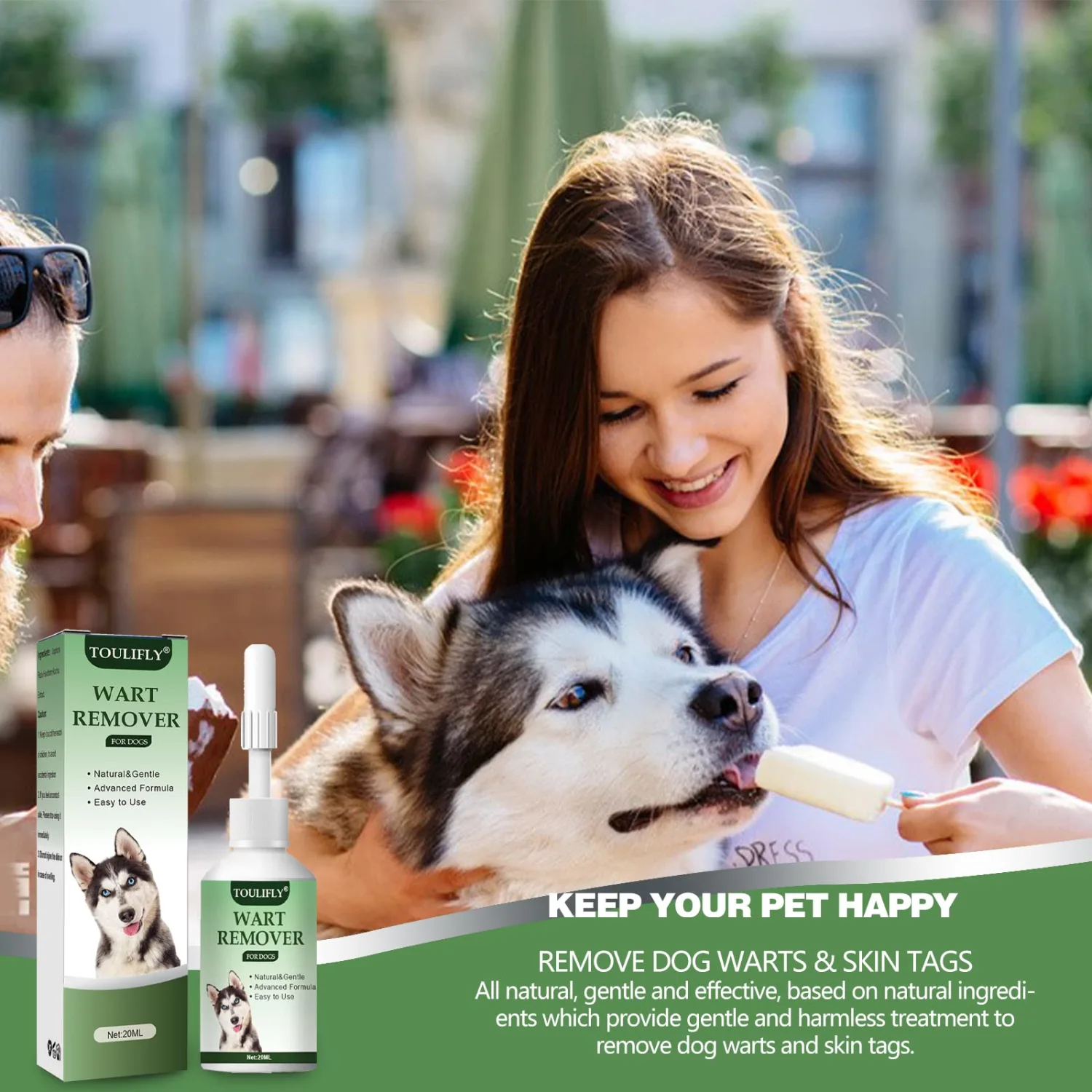 Dog Wart Remover, Natural Dog Wart Removal, Tag Remover Skin, Rapidly Eliminates Pets Warts, Dog Skin Tags with no Harm and Irritation