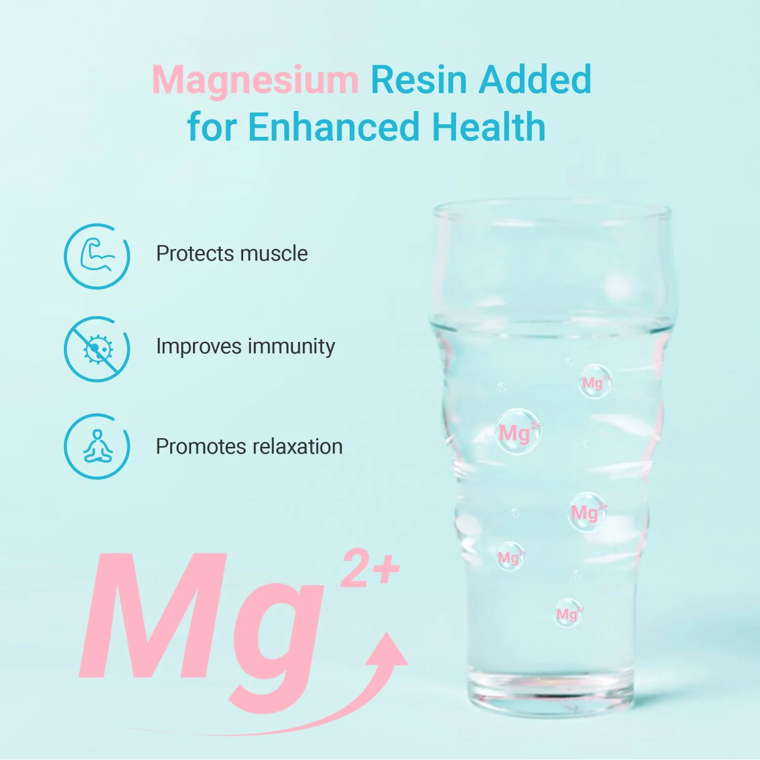 AQUA CREST Magnesium Water Filter, Intended for Brita® Pitchers and Dispensers, Everyday, UltraMax, Metro+, XL and More, 2 Months, Reduces Chlorine, 3 Count