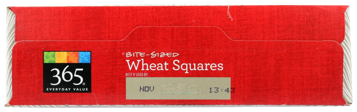 365 by Whole Foods Market, Bite Sized Wheat Squares Cereal, 14 Ounce