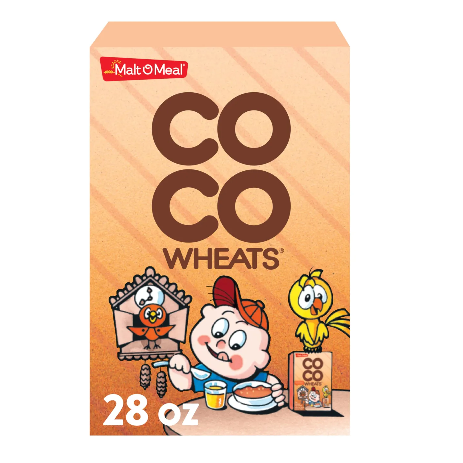Coco Wheats®, Original Malt-O-Meal Coco Wheats Breakfast Cereal, Quick Cooking, Kosher, 28 Ounce – 1 count