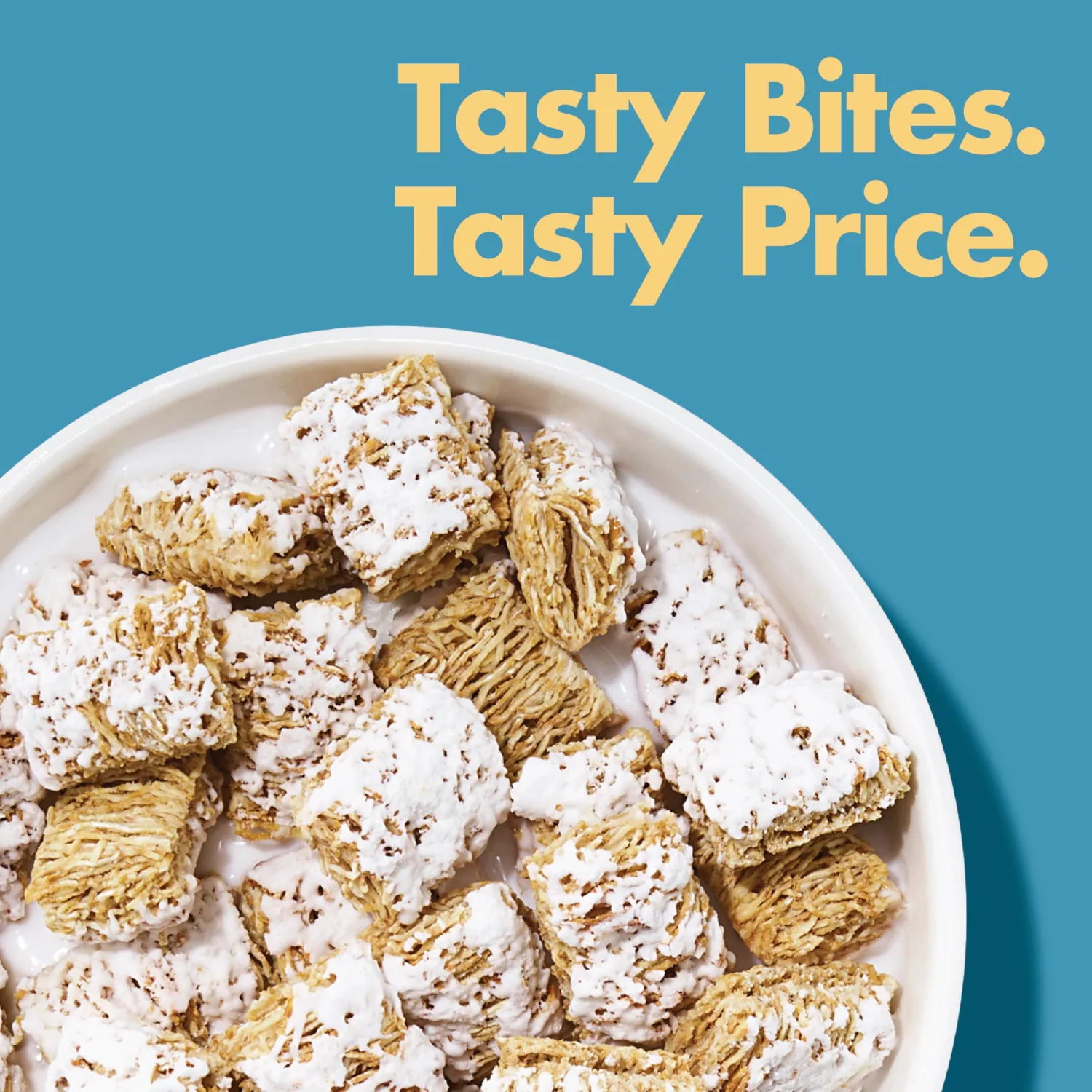 Malt -O-Meal Mini Frosted Spooners Breakfast Cereal, Large Cereal for Family, 27 oz Bag