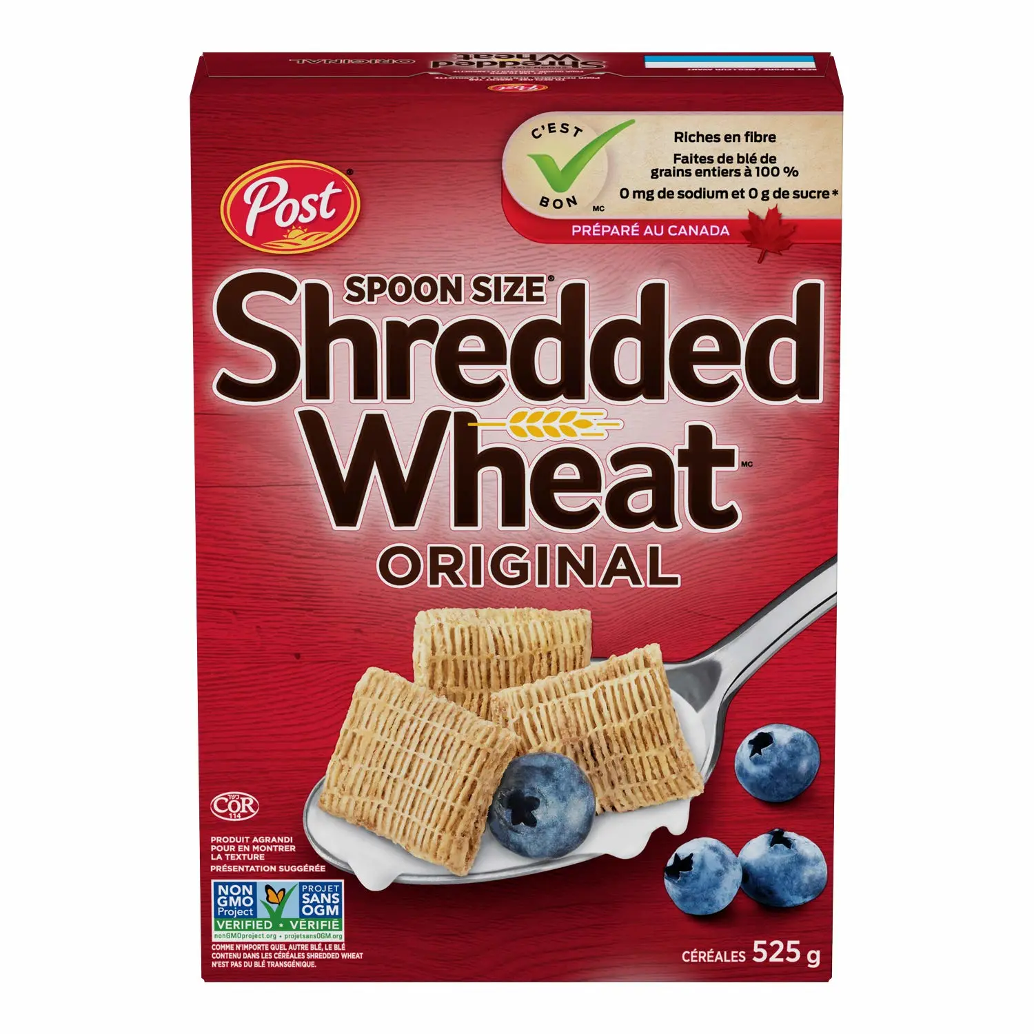 Post Spoon Size Shredded Wheat Original Cereal 525g