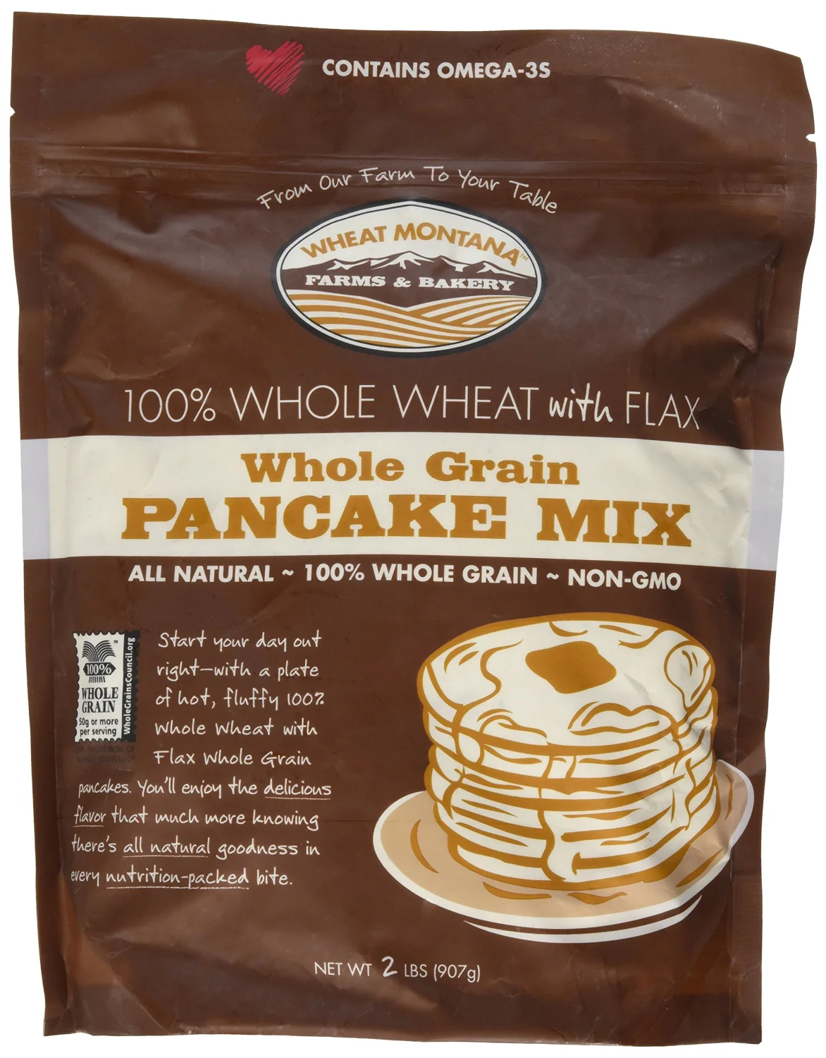 Wheat Montana Mix Pancke 100% Whl Wht