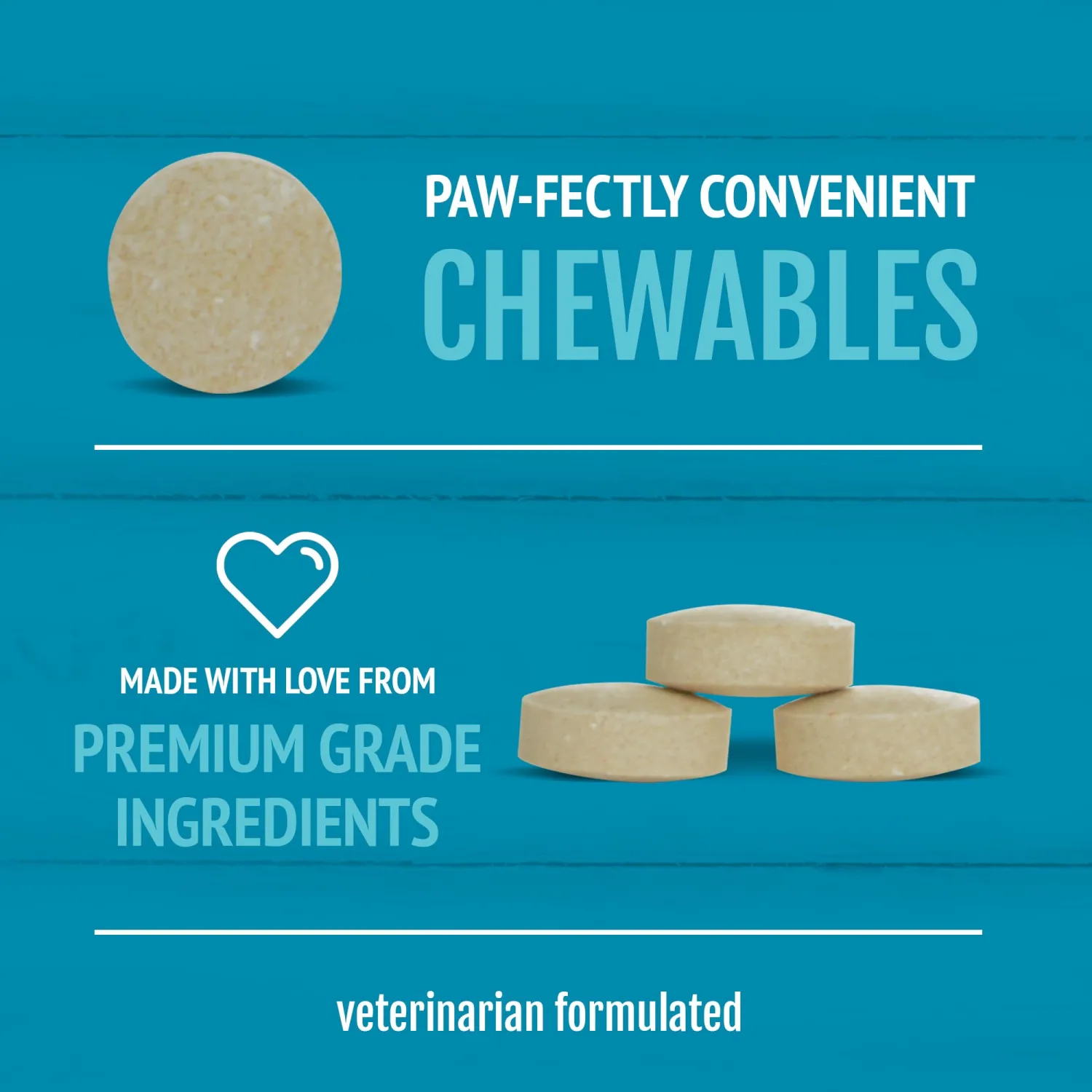 PetNC Natural Care Brewers Yeast Chewables for Dogs, 250 Count