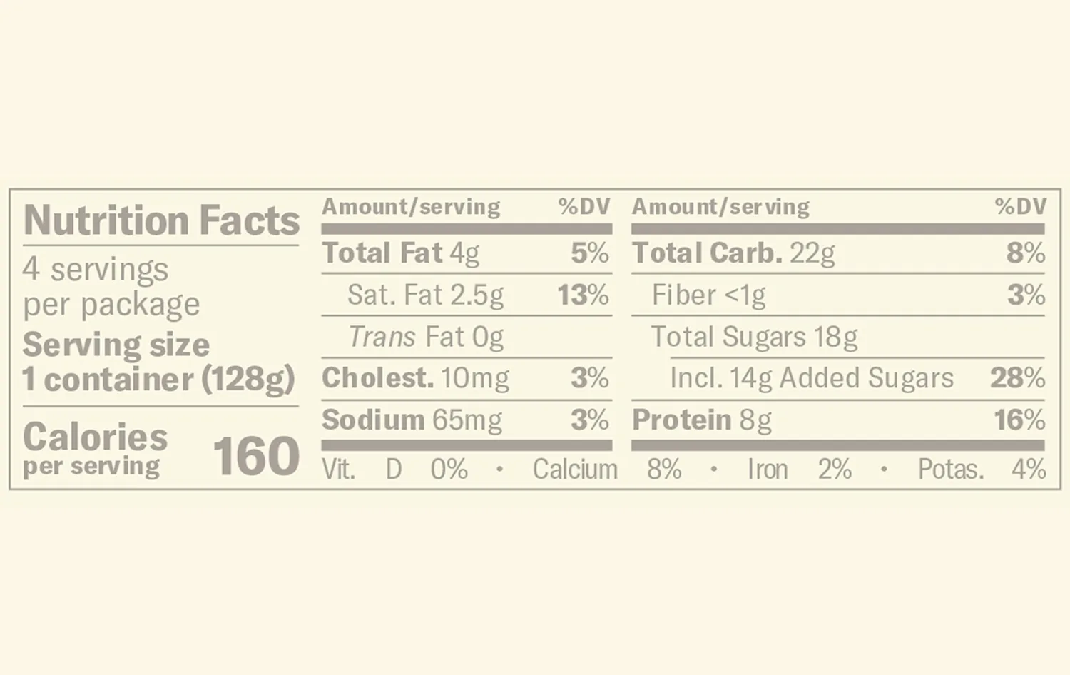 Chobani, Flip, Low-Fat Greek Yogurt Cookies & Cream, 4.5oz, 4Pk