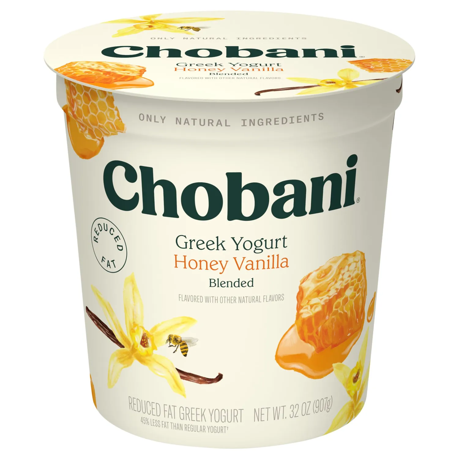 Chobani® Low-Fat Greek Yogurt Honey Vanilla 32oz