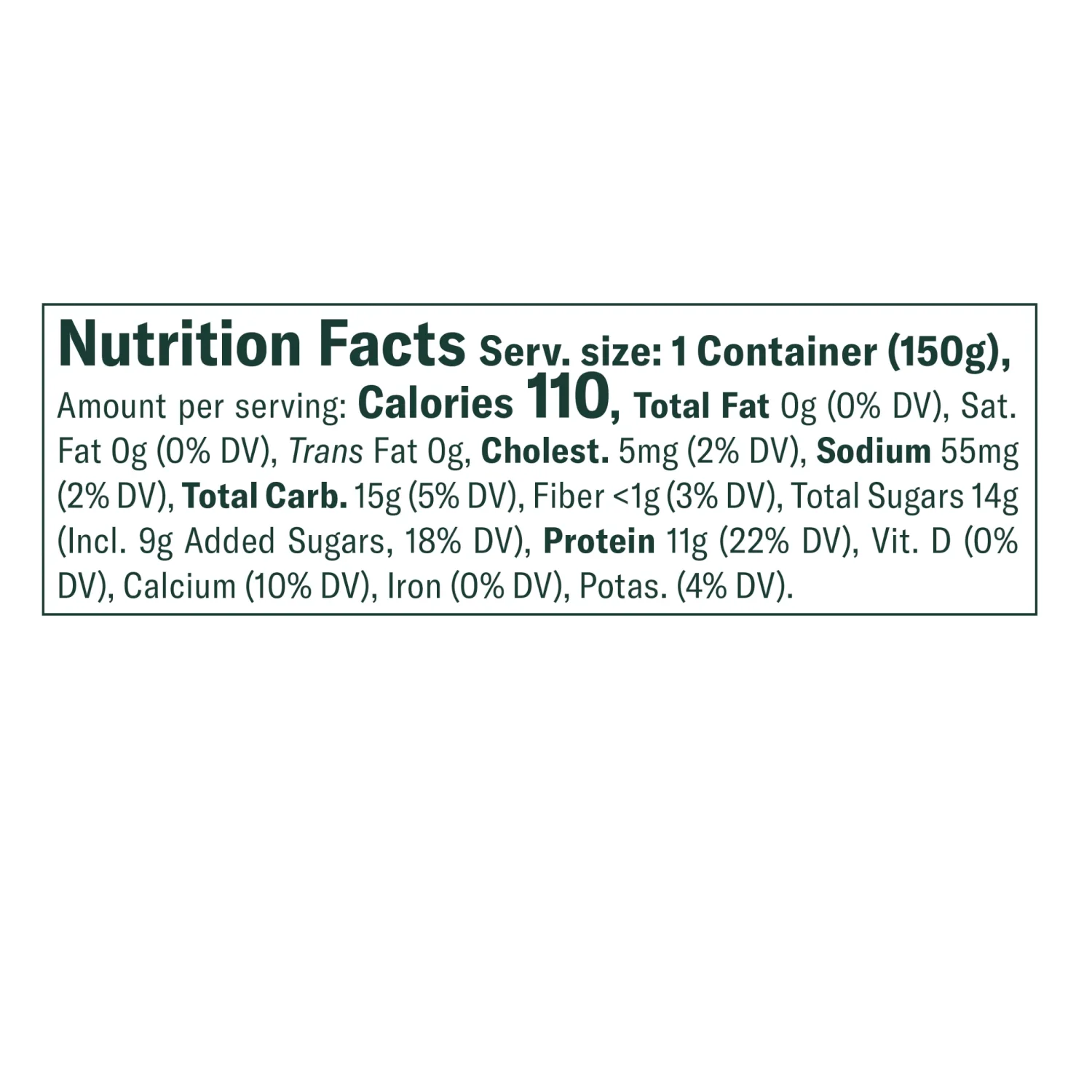 Chobani® Non-Fat Greek Yogurt Strawberry on the Bottom 5.3oz