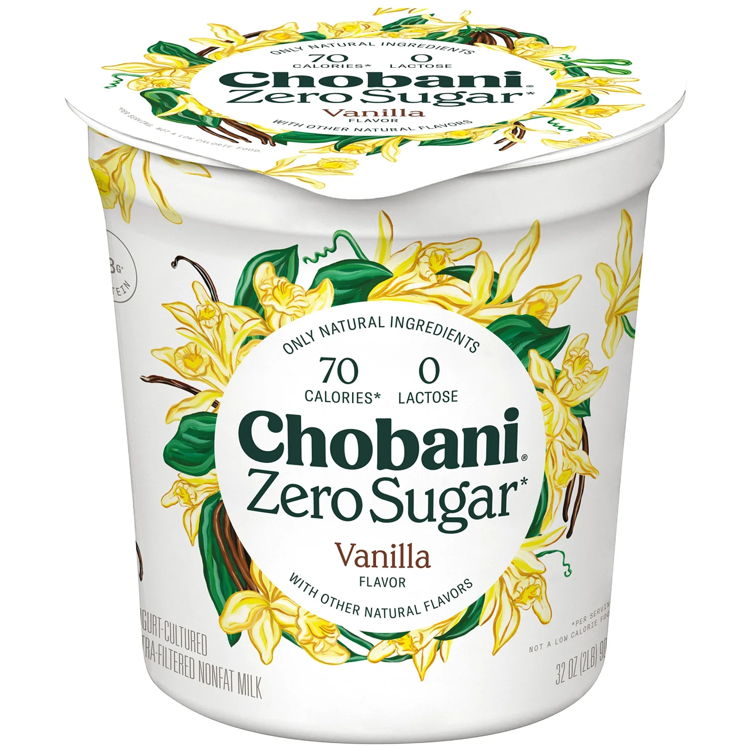 Chobani® Zero Sugar* Vanilla 32oz