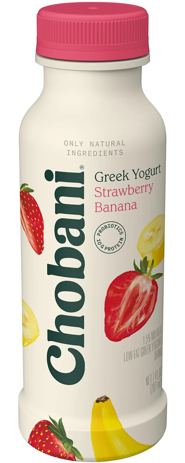 Chobani® Strawberry Banana Low-Fat Greek Yogurt Drink 7oz
