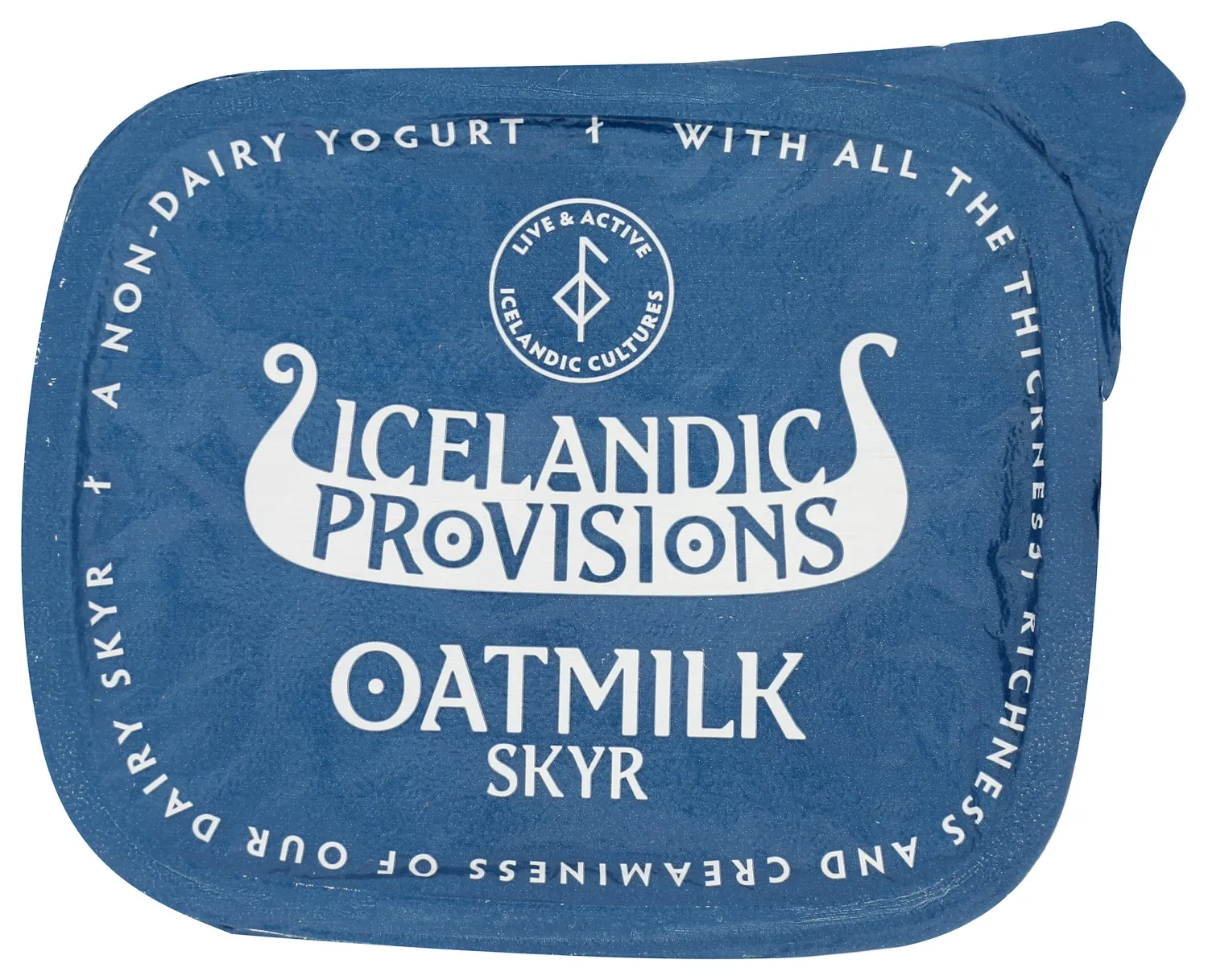 Icelandic Provisions Oatmilk Skyr, Strawberry, 5 Ounce