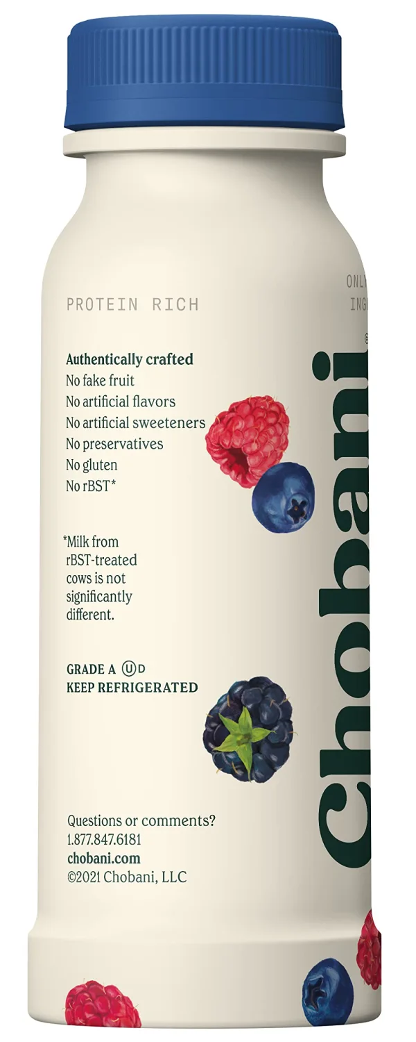 Chobani® Mixed Berry Low-Fat Greek Yogurt Drink 7 Fl.oz