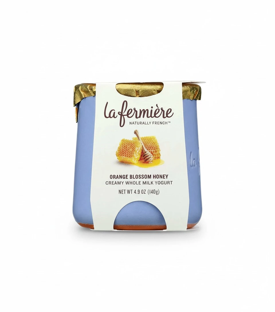 La Fermiere Orange Blosson Honey Yogurt, 4.9 Oz