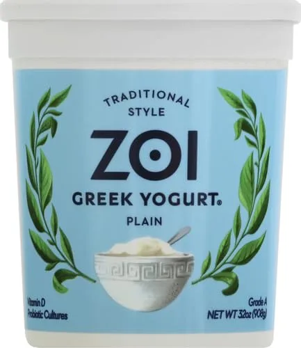 Zoi, Greek Traditional Plain Yogurt 32 oz