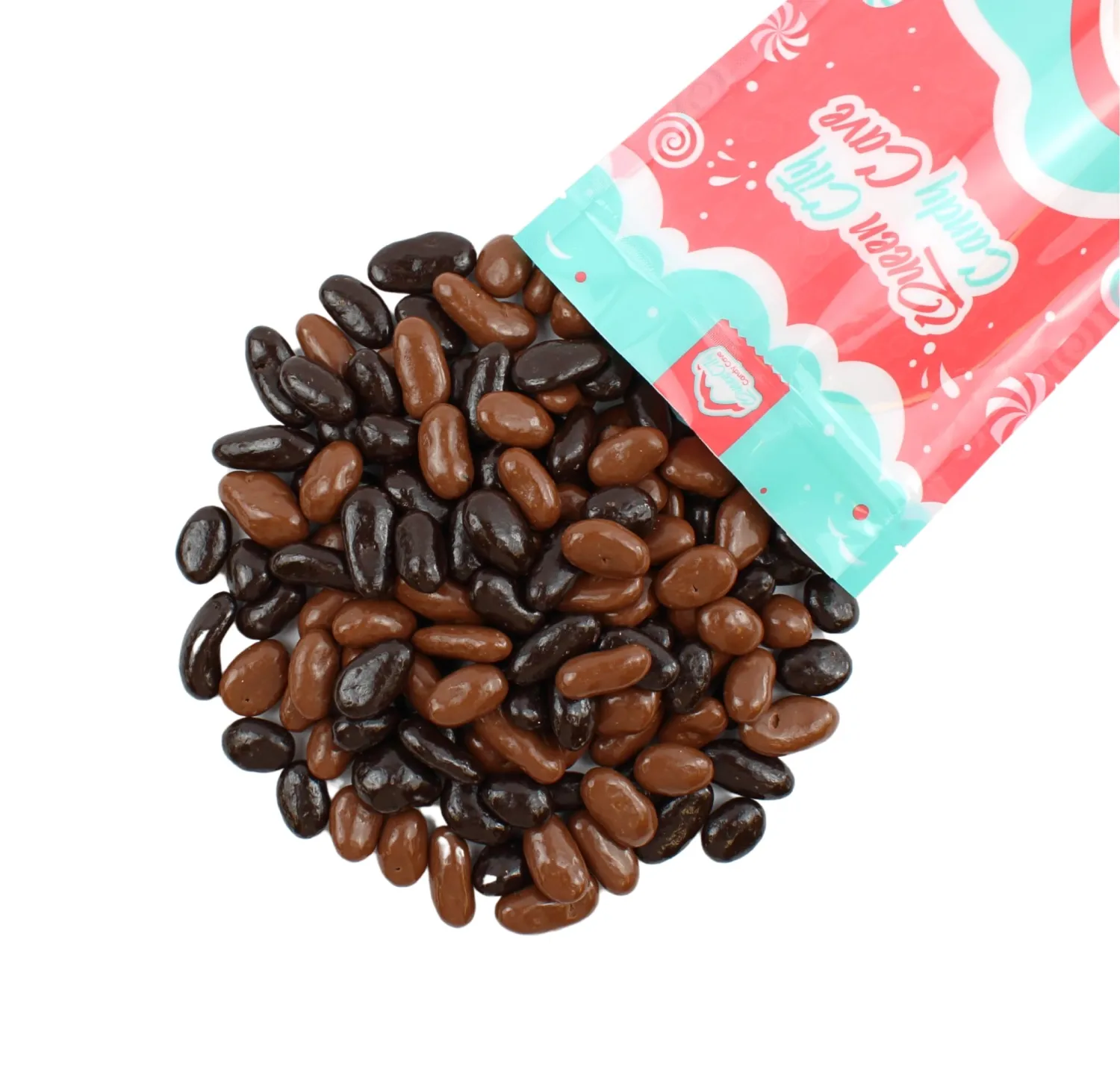 Chocolate Covered Raisins Medley Mix, Bulk Chocolate Covered Plump Candy Raisins by Queen City Candy Cave (8 oz)