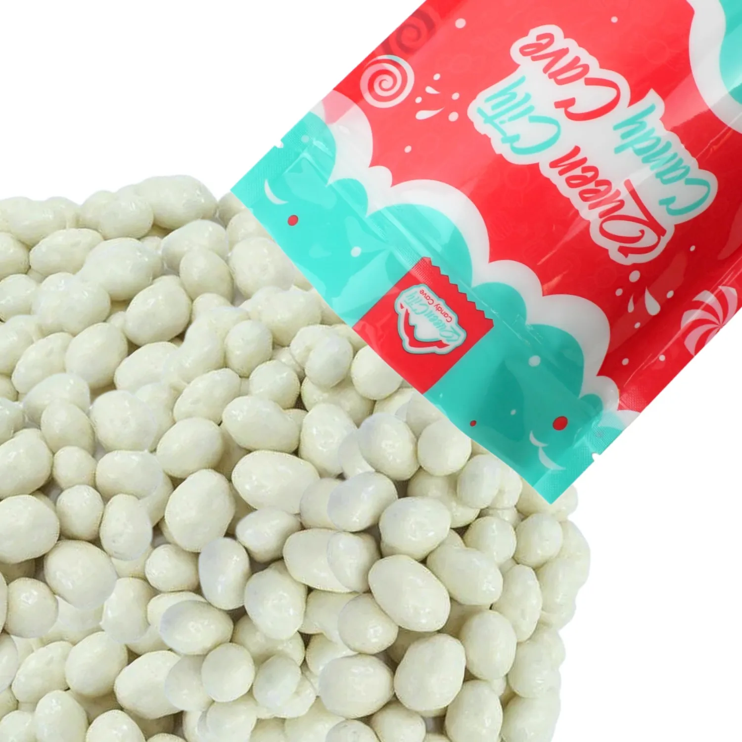 Vanilla Yogurt Covered Raisins Bulk - Plump Yogurt Covered Fruit, Coated Snack Raisins, by Queen City Candy Cave (8 oz)