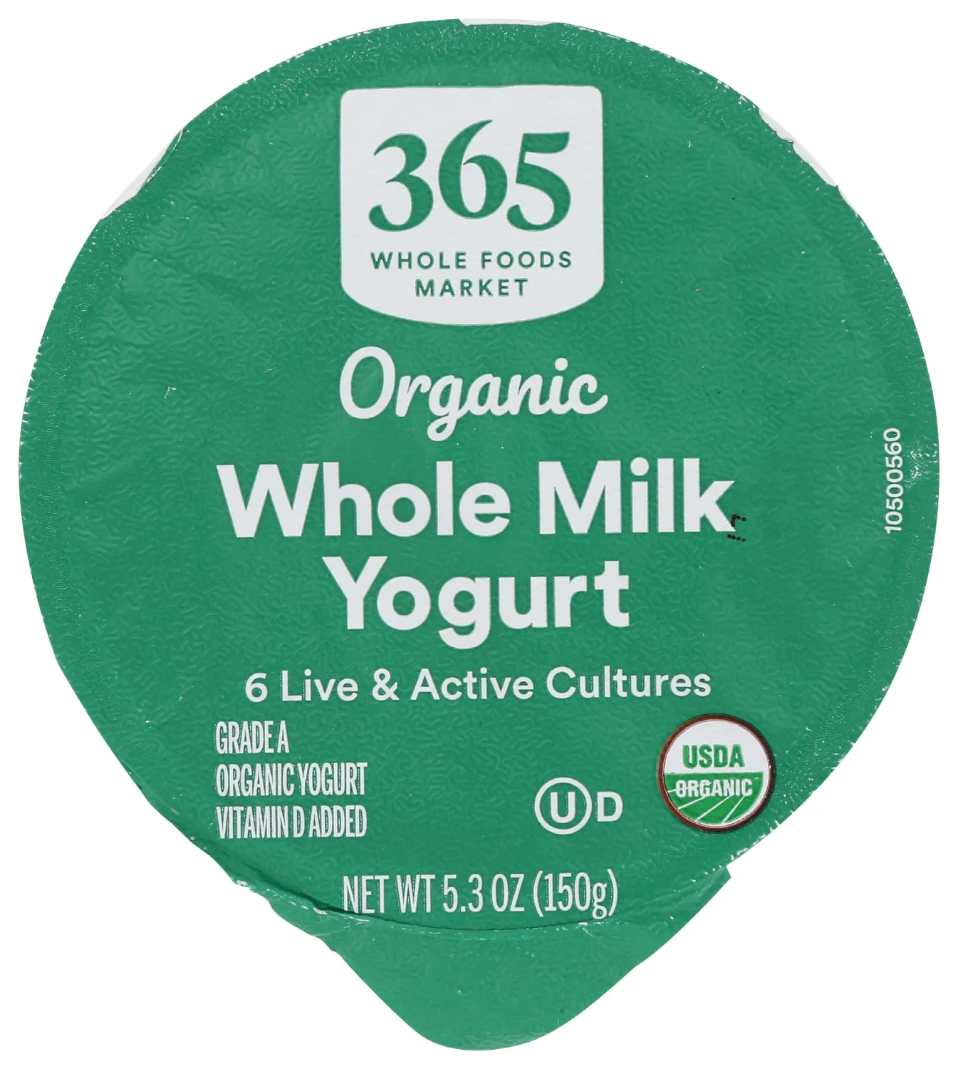 365 by Whole Foods Market, Yogurt Vanilla Organic, 5.3 Ounce
