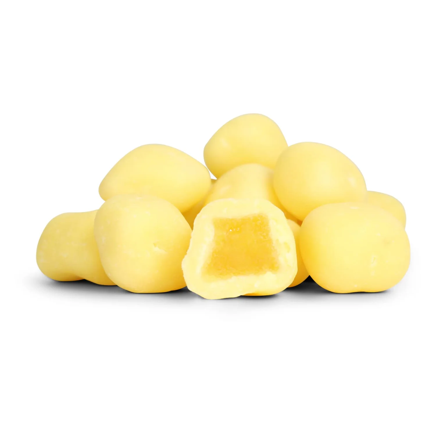 Yogurt Covered Pineapple Dices by It's Delish, 1 lb Bulk | Kosher Dairy-Free Yogurt Covered Fruit for Vegan Snacking | Dried Diced Pineapple Coated in Yogurt-Flavored Shell Snack Treats
