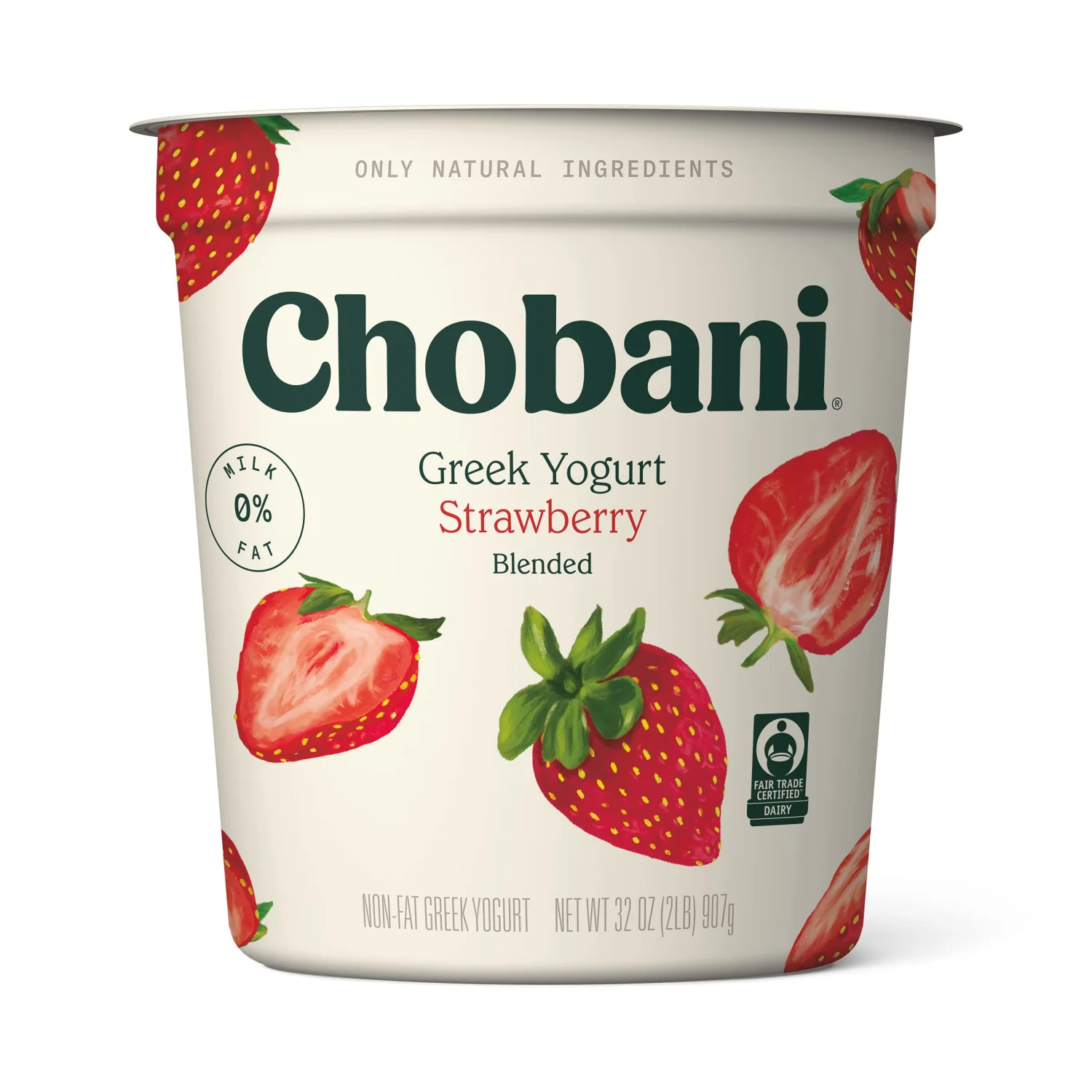 Chobani® Strawberry Non-Fat Greek Yogurt 32oz
