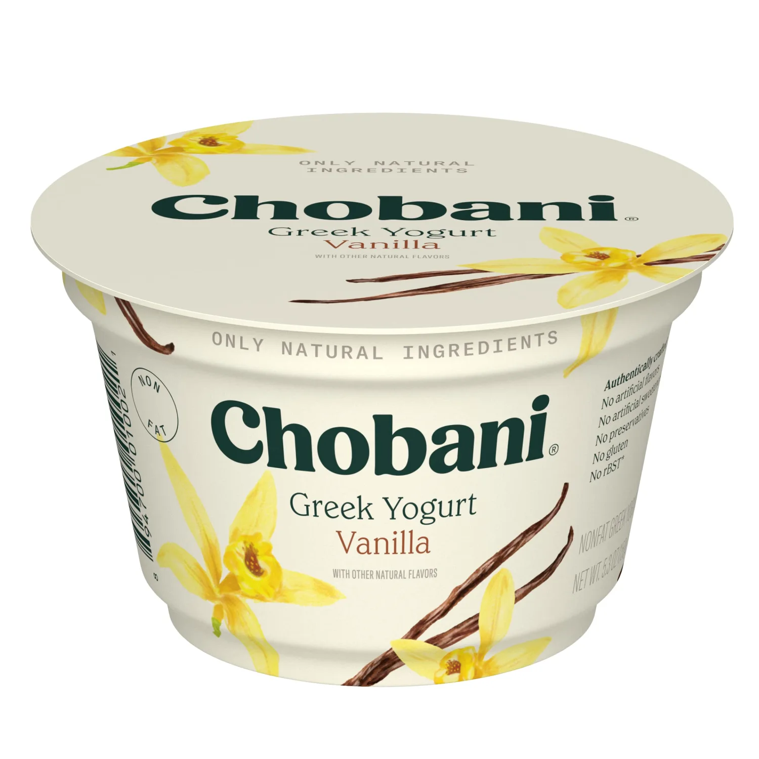 Chobani® Non-Fat Greek Yogurt Vanilla Blended 5.3oz