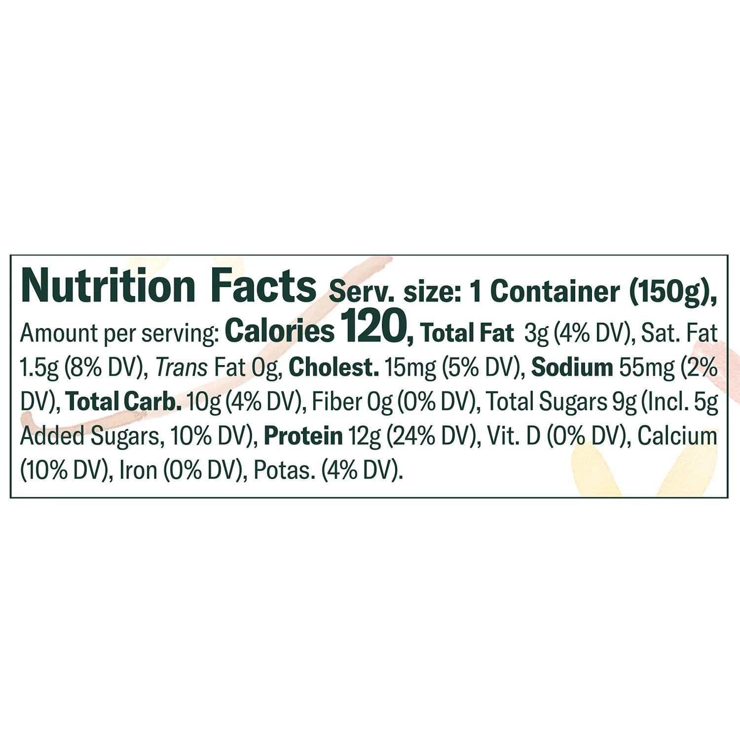 Chobani® Less Sugar Low-Fat Greek Yogurt Madagascar Vanilla Cinnamon 5.3oz