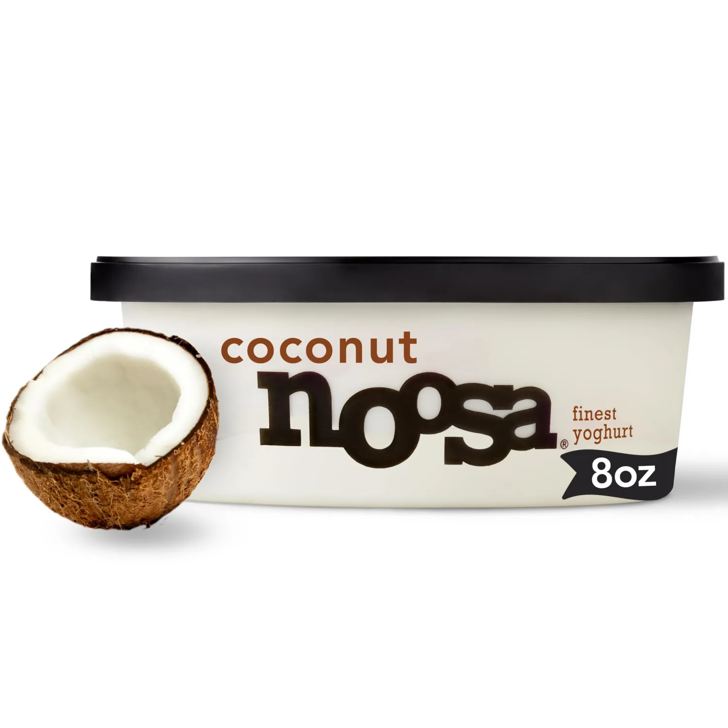 noosa Yoghurt, Coconut, 8 oz, Probiotic, Whole Milk Yogurt, Real Coconut, No Artificial Ingredients, Gluten Free