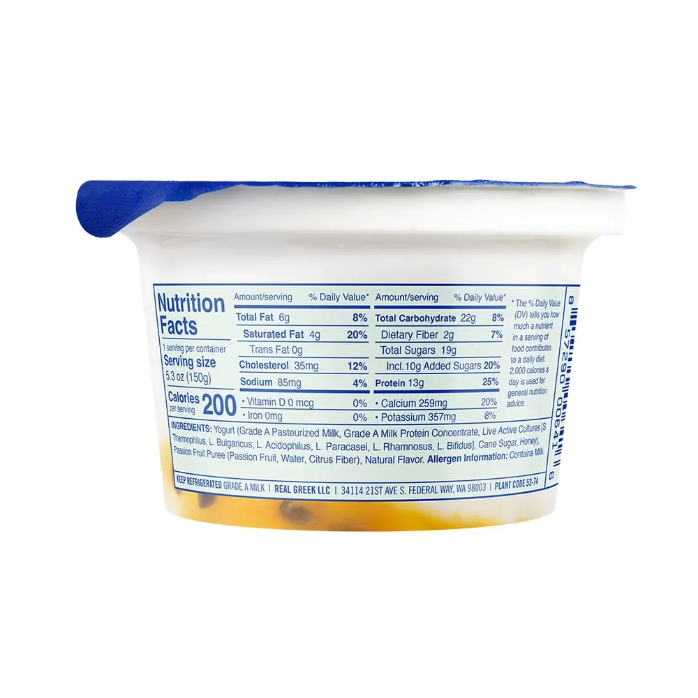 Ellenos Yogurt, Passion Fruit, 5.3 Oz