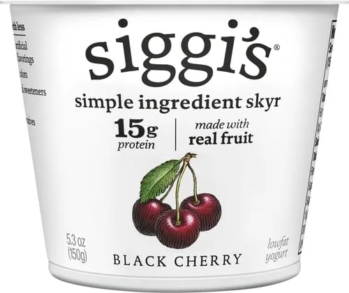 siggi's® 2% Icelandic Strained Lowfat Yogurt, Black Cherry, 5.3 oz., Single Serve Cup