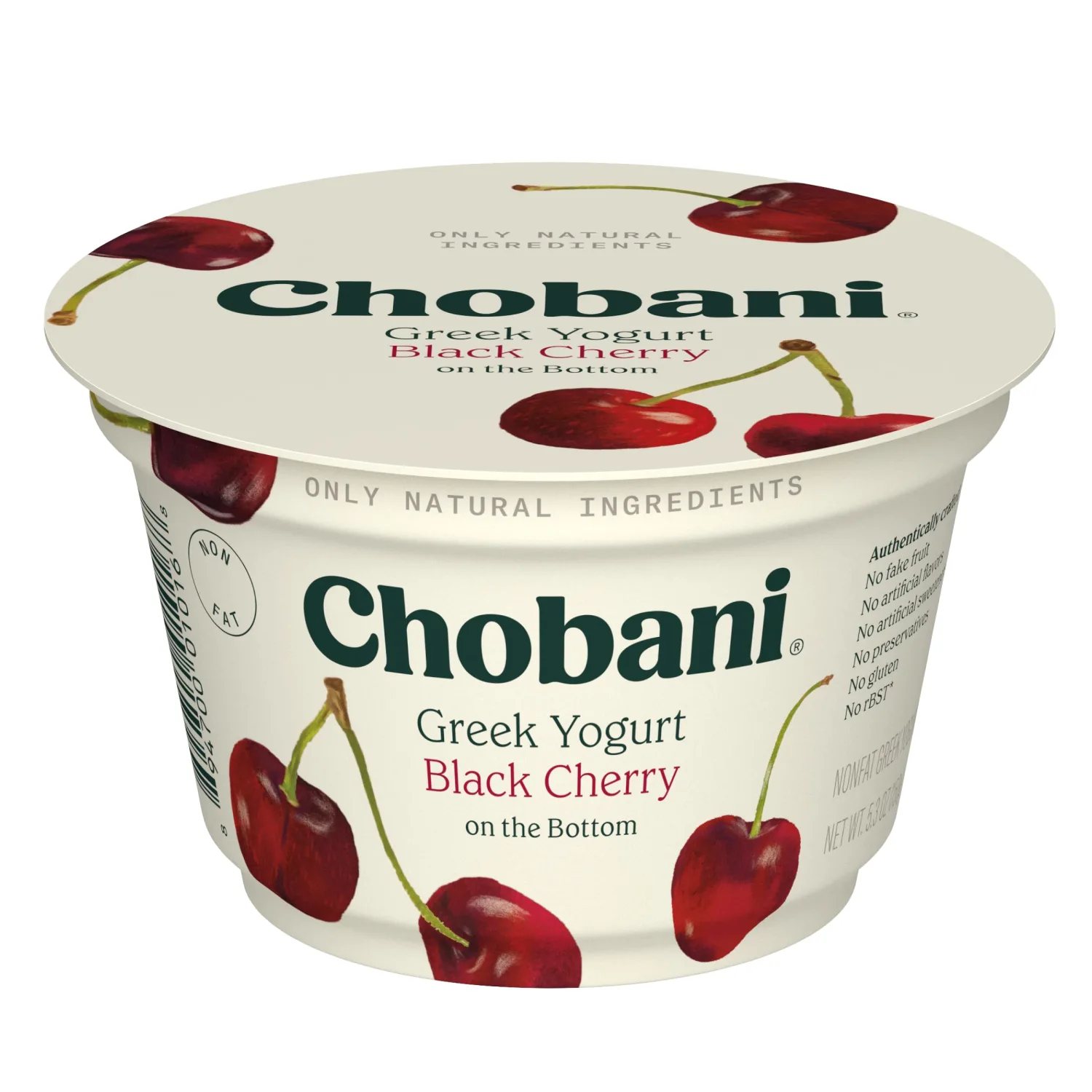 Chobani® Non-Fat Greek Yogurt Black Cherry on the Bottom 5.3oz
