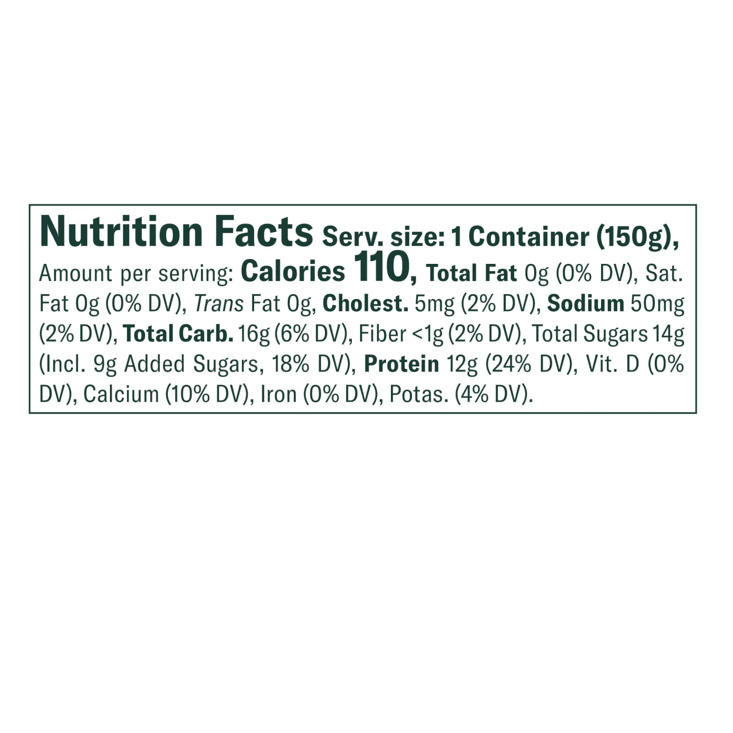Chobani® Non-Fat Greek Yogurt Black Cherry on the Bottom 5.3oz
