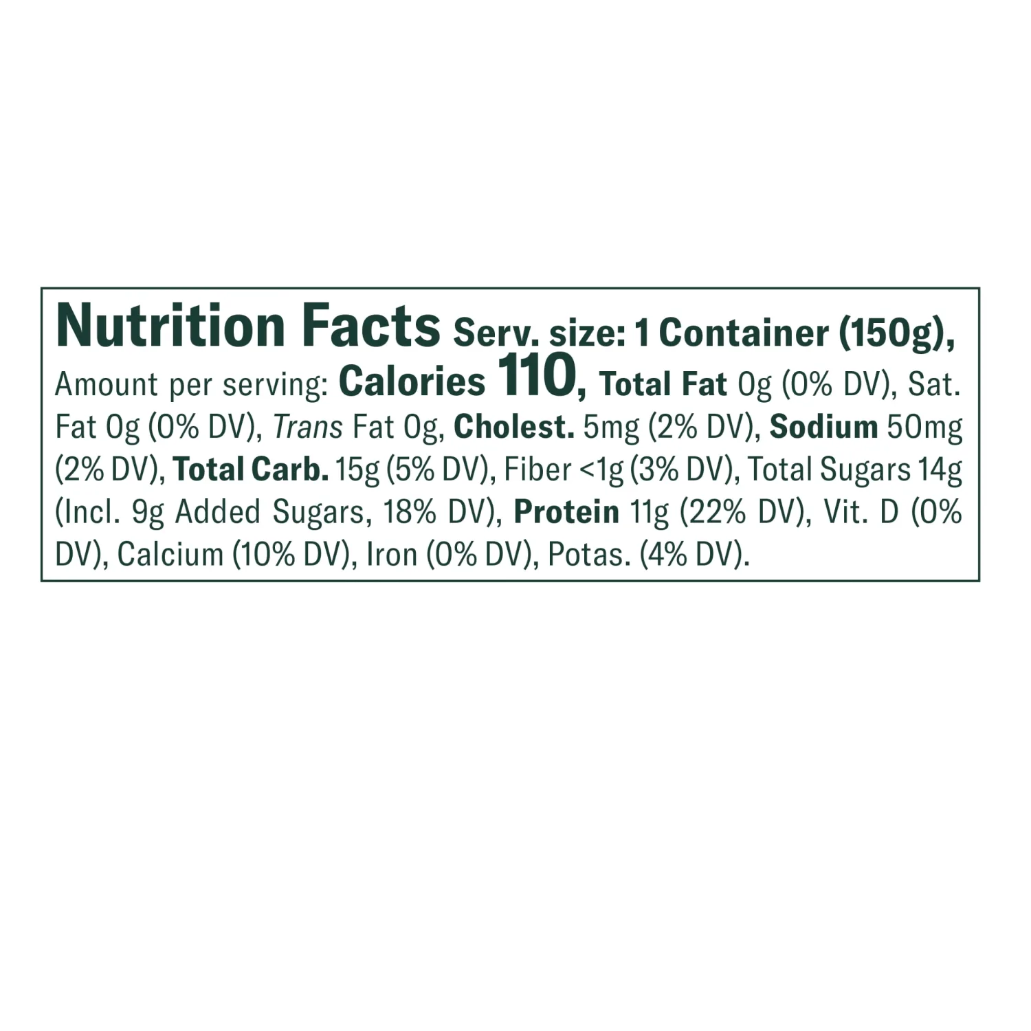 Chobani® Non-Fat Greek Yogurt Peach on the Bottom 5.3oz