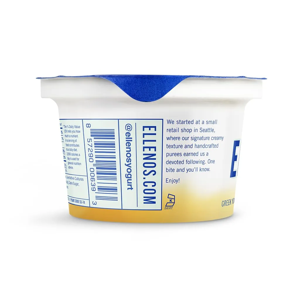 Ellenos Yogurt, Mango, 5.3 Oz